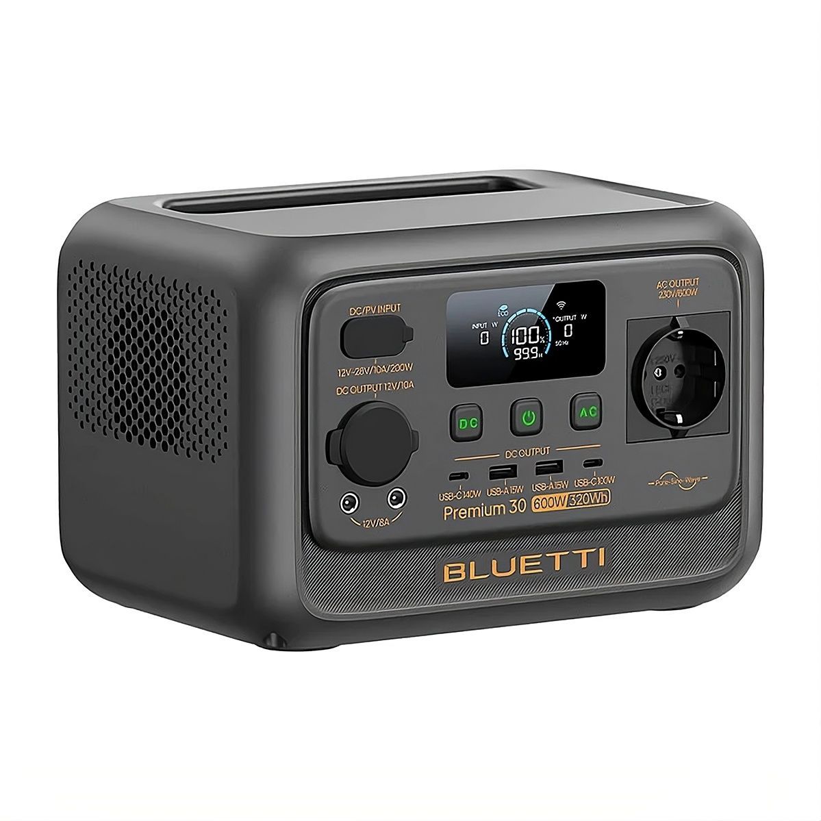 Зарядна станція BLUETTI Premium 30 V2 600w, 320 w/h