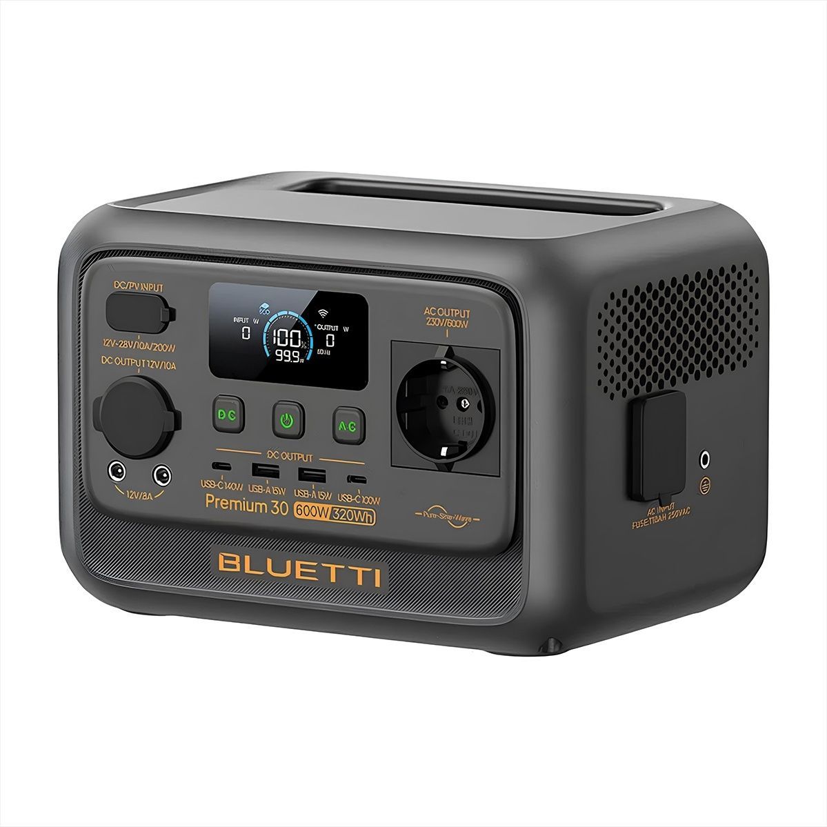 Зарядна станція BLUETTI Premium 30 V2 600w, 320 w/h