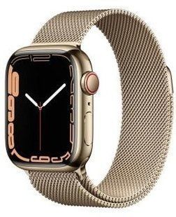 7 41mm Gold Stainless Steel Case with Gold Milanese Loop MKHH3/MKJ03