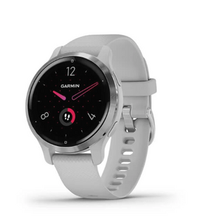 Смарт-годинник Garmin Venu 2S Silver Bezel with Mist Gray Case and Silicone Band 010-02429-12