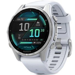 Garmin Fenix 8 43mm AMOLED Glass BareSS/Whitestone WhitestoneBnd 010-02903-00
