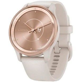 Garmin Vivomove Trend WW, White Cream, Silicone, GPS смарт-годинник 010-02665-01