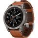 Garmin Fenix 7 Pro Saph Solar, Ti w/Chestnut Lthr Band, Excl, GPS 010-02777-30